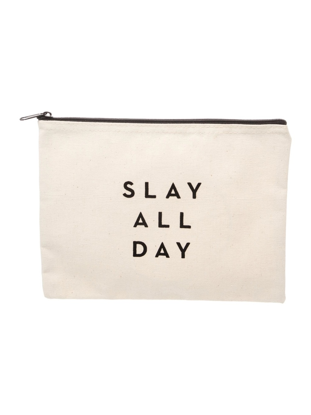 Milly Canvas Cosmetic Bag "Slay All Day"